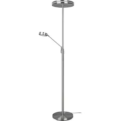 LED-Stehleuchte Franklin Nickelfarben max. 35 Watt