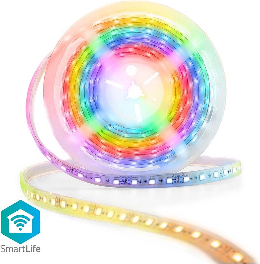 Fita LED RGB Inteligente Wi-Fi SmartLife IP65 480Lm (5 mts) - NEDIS