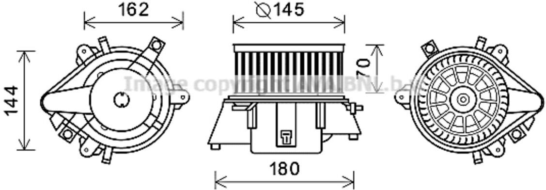 Ava Cooling Ventilatore interno FT8438