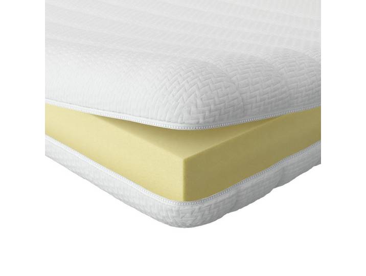 AM Qualitätsmatratzen Viscotopper 80/200 cm - 6cm Höhe & Toledo Bezug, Weiß, Textil, Uni, Füllung: Viskoelastischer Kern, Rechteckig, 80x200 cm, Bezug rundum abnehmbar, Schlafzimmer, Matratzen, Topper
