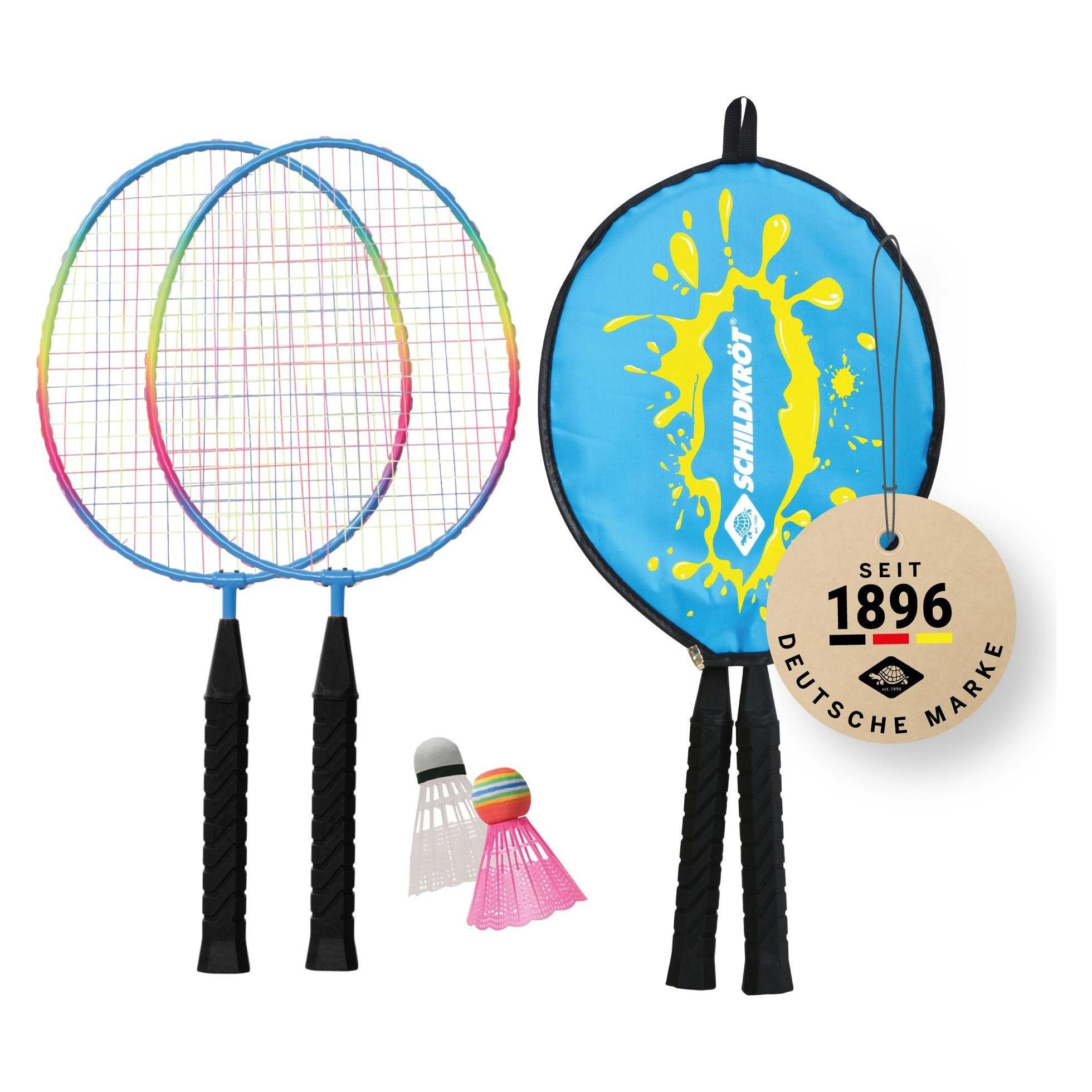 MTS Federballset Schildkröt Junior 2 Schläger 2 Bälle (Bespannt) (970901)