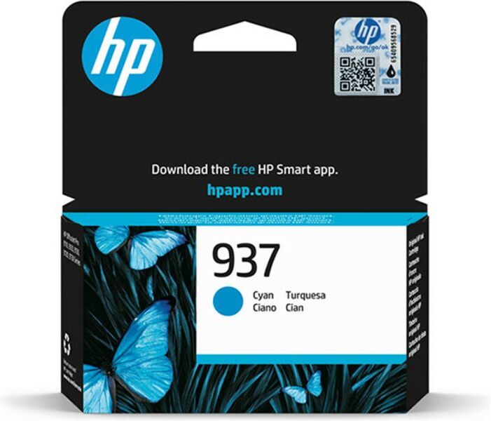 HP 937 (4S6W2NE) - Cyan - Cartouche d'encre