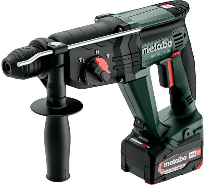 Marteau combiné sans fil Metabo KH 18 LTX 24metaBOX 165 L ; 18V 2x4Ah Li-Power + ASC 55 (601712510)