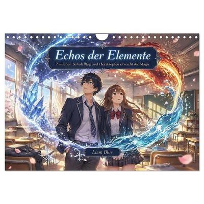 Echos der Elemente (Wandkalender 2027 DIN A4 quer), CALVENDO Monatskalender