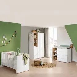 Paidi Babyzimmer-Set Lieven Dekor Weiß