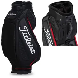 Titleist Jet Black Midsize Staff Cartbag schwarz