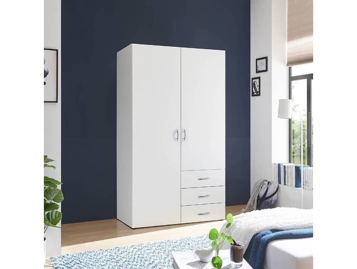 Drehtürenschrank Hewitts 101cm Weiß