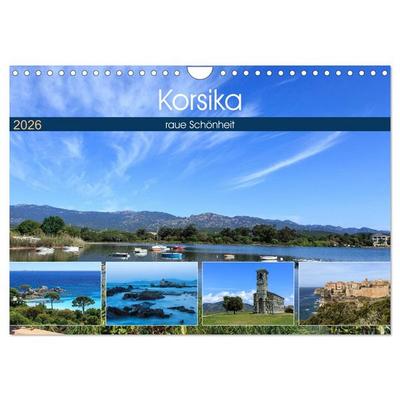 Korsika - raue Schönheit (Wandkalender 2026 DIN A4 quer), CALVENDO Monatskalender