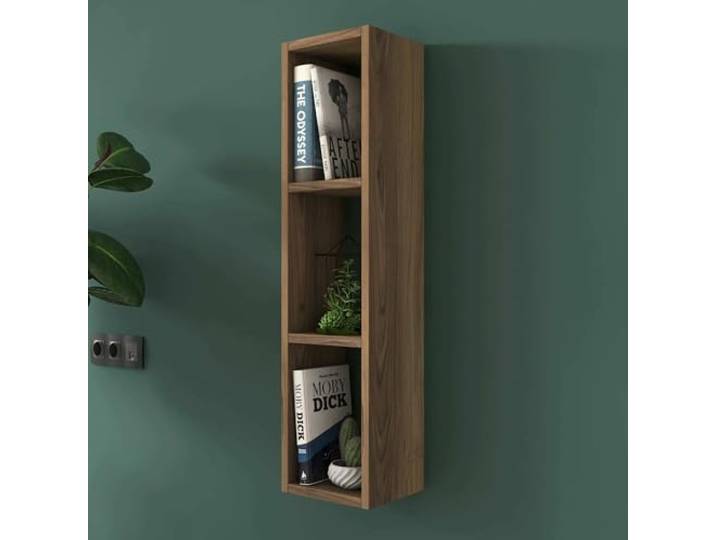 Dmora Regal Concordia 22,1x18,5x90 cm Braun 3 Regalböden