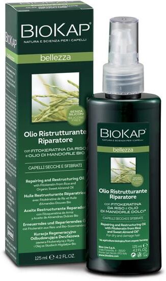 Biokap Olio Ristrutturante E Riparatore Capelli Secchi 125 ml