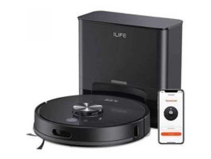 Aspirateur robot ILIFE T20s Ultra avec station dauto-vidage aspiration de 10000 Pa batterie 4600 mAh autonomie maximale