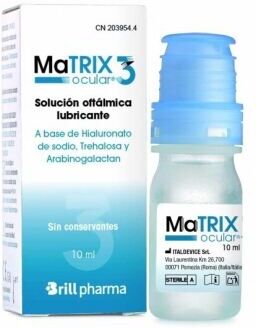 Brill Pharma Matrix Ocular Lubricant Ophthalmic Solution 3 10 ml