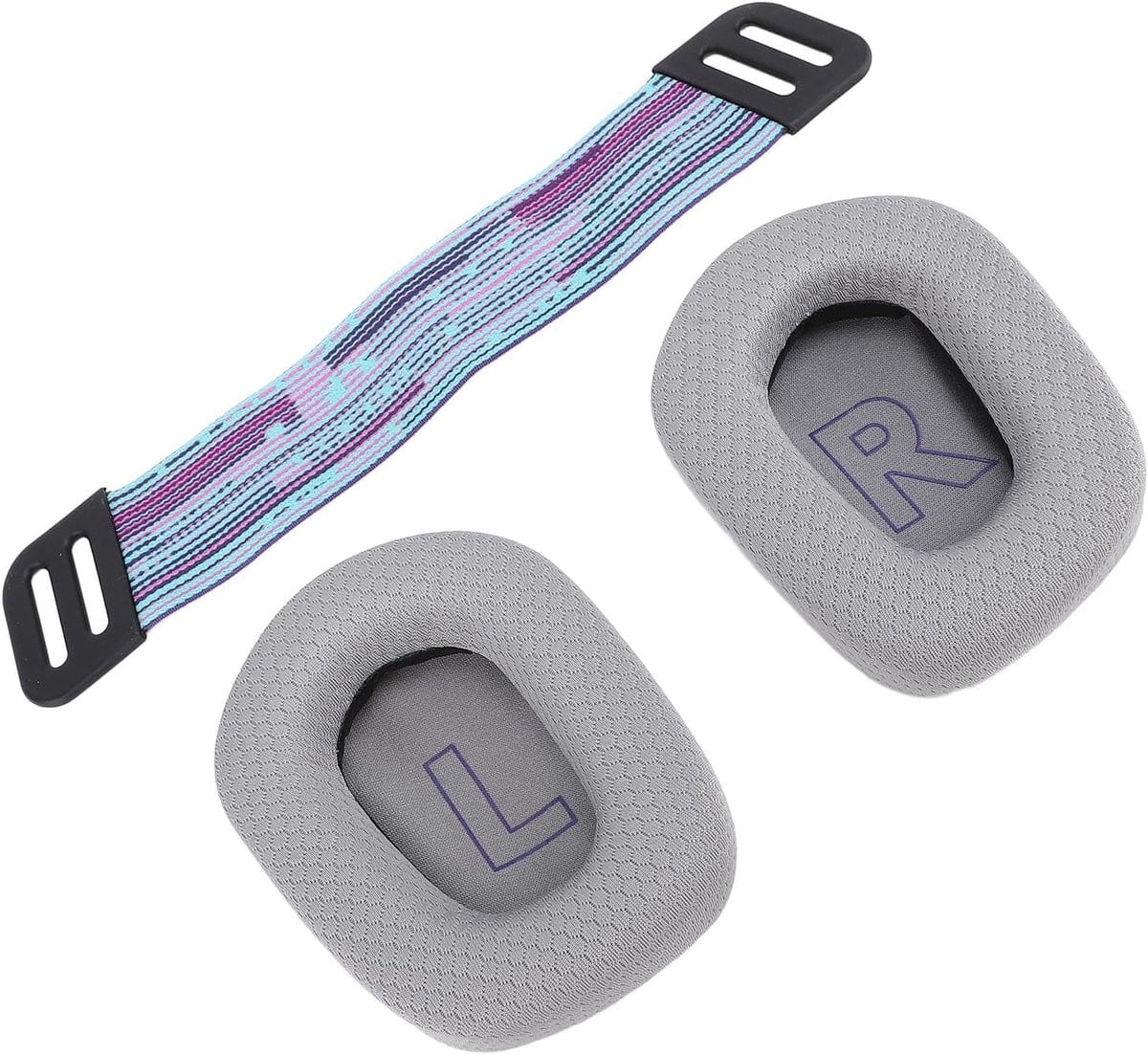 Logitech G733 en G335 vervangende oorkussens met hoofdbandriemen en ademende mesh-stof