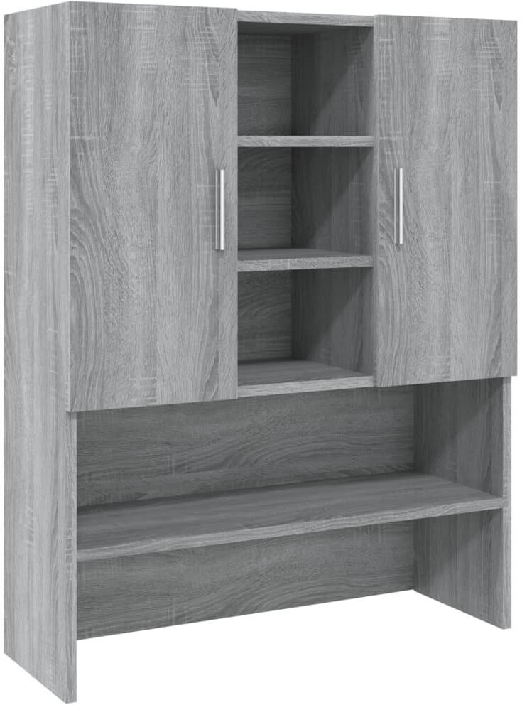 Ebern Designs Awan Washing Machine Cabinet 70,5x25,5x90 cm Grey Sonoma 90cm H X 70.5cm W X 25.5cm D