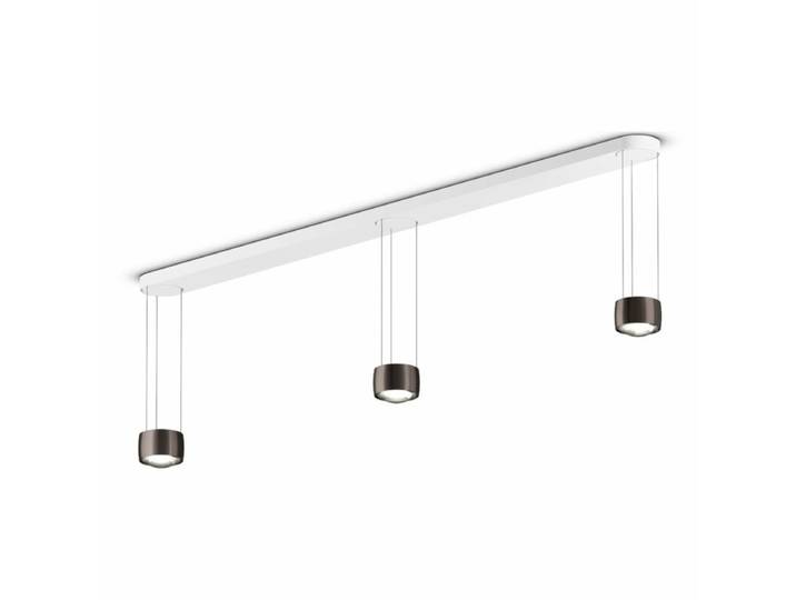 Occhio Pendelleuchte Sento sospeso tre up, modernes Design, für Esstische - Phantom - Sento E - 3000 - fix - mit Occhio Air 3-flammig, High-Color-LED, Gestensteuerung, stufenlos dimmbar, Up-/Downlight Design, Minimalistisch, Modern Gestensteuerung, integrierter Dimmer, mit App steuerbar, Occhio Air, Occhio Up/Down Fading