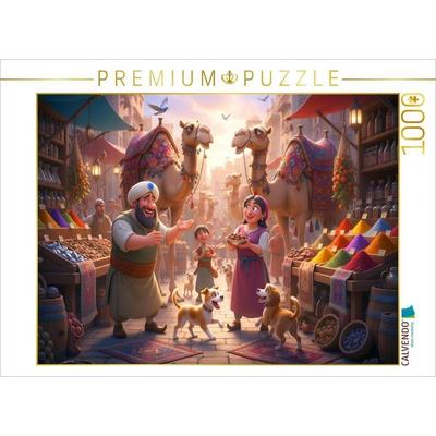 CALVENDO Puzzle Frische Datteln eingetroffen - Orientalischer Markt | 1000 Teile Lege-Größe 64x48cm Foto-Puzzle für glückliche Stunden