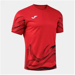 Joma, Herren, Sportshirt, Wave (XXL), Rot, Schwarz
