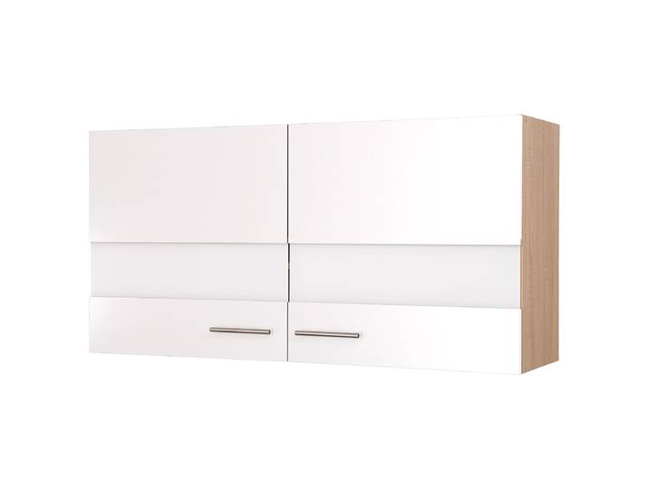Armoire suspendue Merle 110cm Blanc/Blanc