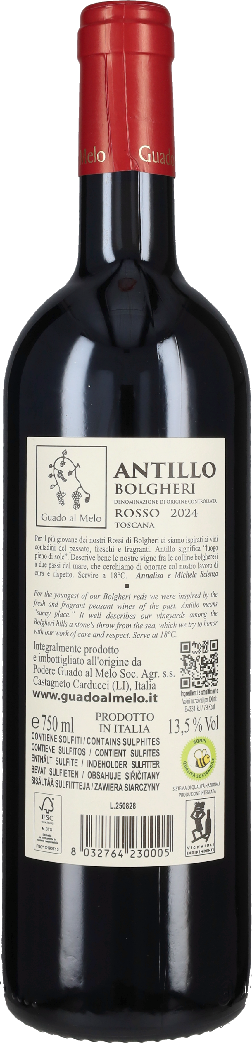 Bolgheri Rosso 'Antillo' Guado al Melo 2024