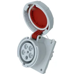 Einbausteckdose schräg 63A/5P 400V IP67 Steckdose IEGN 6353