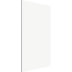 Duschrückwand weiß matt BxHxT 1250x2500x3 mm Evenes