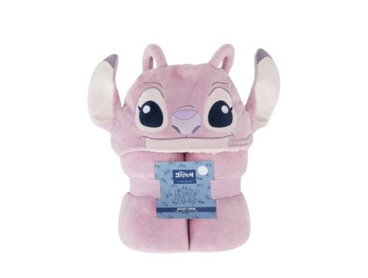 Disney Plaid Capuche 120X150Cm Angel