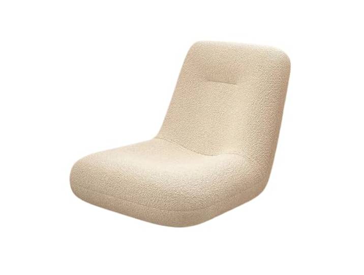 Xumh2024-3 Sitzsack Erkerfenster, Lazy-Sofa, Bett, Rückenlehne, Stuhl, Einzel-Tatami-Sitz, zusammenklappbarer Schlafsaal(Weiß)