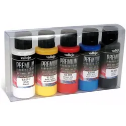 AirbrushKing, Künstlerfarbe + Bastelfarbe, Premium Opaque Set (60 ml)