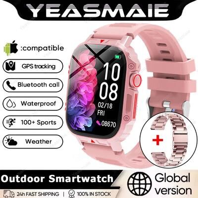 Uplift Treasures Outdoor Military Bluetooth Smart Watch Heart Rate SpO2 Fitness Tracker pk20szstrap