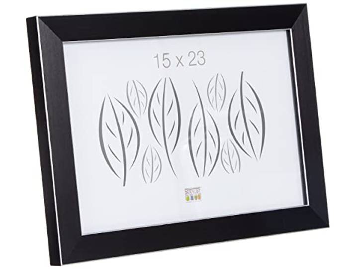 Deknudt Frames S41VK2 fotolijst 15x23 frame zwart, kunststof smal houten fotolijst