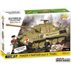 Cobi Historical Collection World War II 2655 Panzer V Panther Ausf.G Pudel 2655