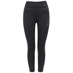 Cavallo LIZ GRIP Damen Reithose Winter Reitleggings schwarz, Größe: 44