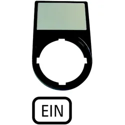 Eaton 216487 Träger, + Schild, EIN M22S-ST-D6  - 10 Stück