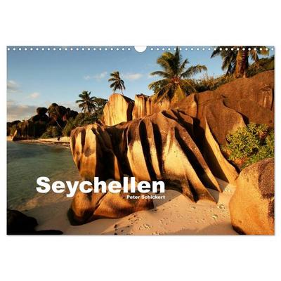 Seychellen (Wandkalender 2026 DIN A3 quer), CALVENDO Monatskalender