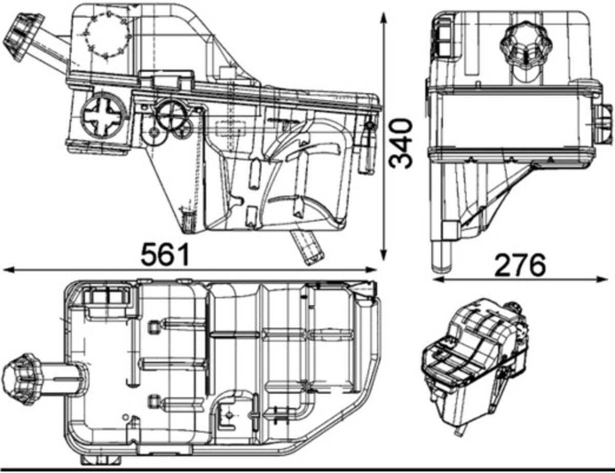 Ausgleichbehälter MAHLE CRT 33 000S