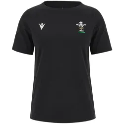 Macron, Damen, Fussballtrikot, Trikot Frau Pays de Galles 6NT Travel 2023 (XS), Schwarz