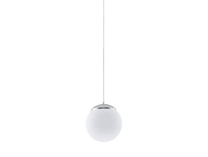 Design Pendellampe „Ugo“ Ø 20 cm Silber / Weiss Sollux Lighting
