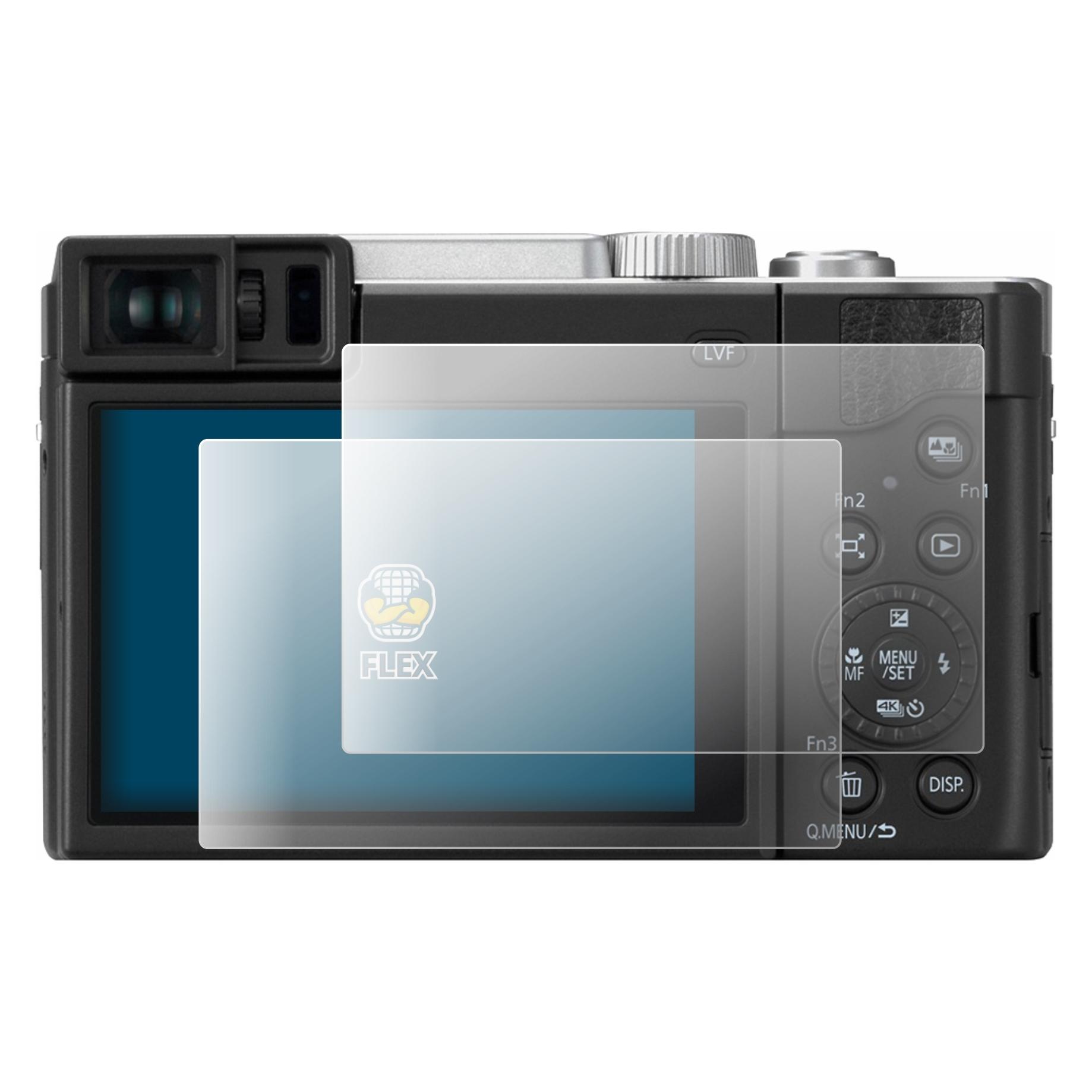 Brotect Fullscreen für Panasonic Lumix DC-TZ95 Schutzfolie Displayschutz Folie Klar Transparent (5143903)