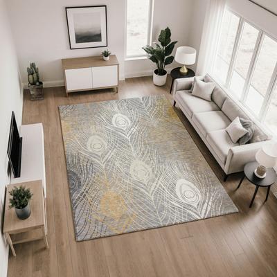 Addison Rugs Premium Washable Super Soft Peacock Feathers Mayfield Rug