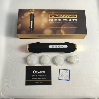 Youfap Market Oxygen Bubble Silicone Face Cleansing Brush 2 in 1 Skin Rejuvenation Pore Cleaner Beauty Device black