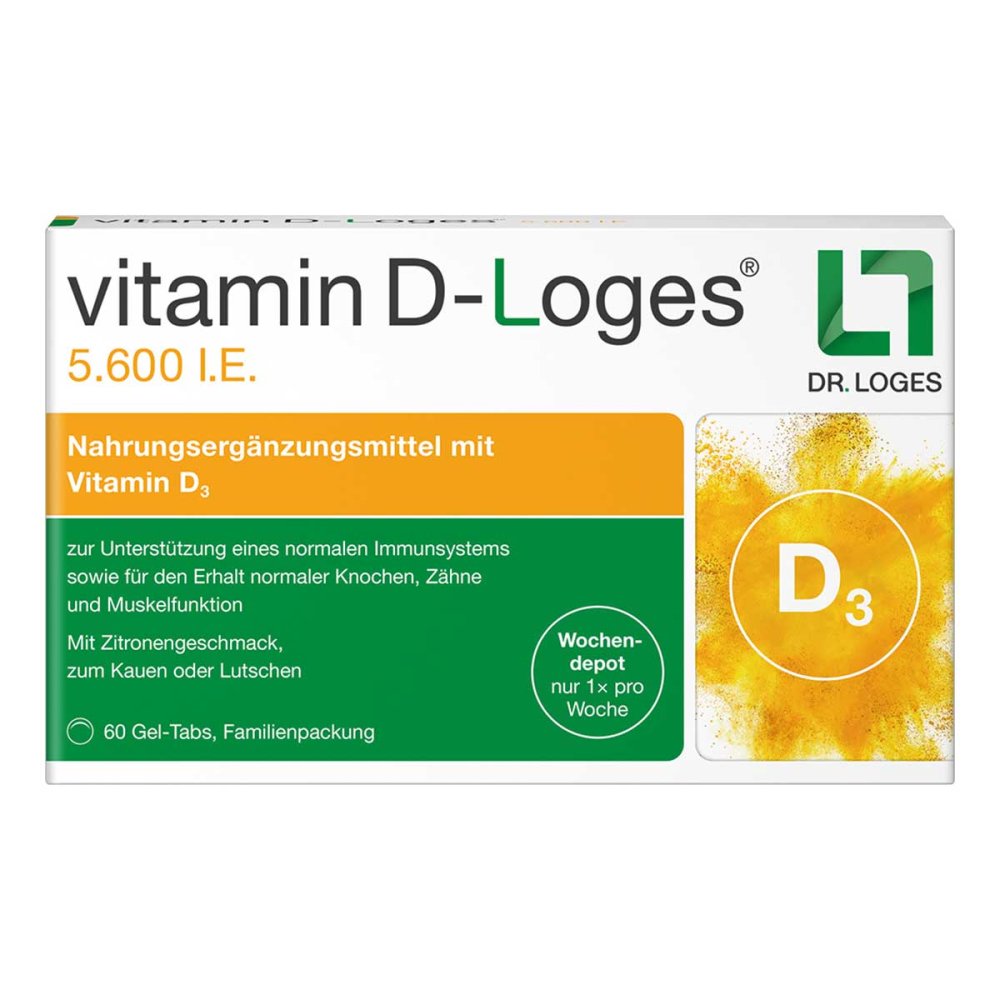 Dr. Loges + Co. GmbH Vitamin D-Loges 5.600 I.E - Wochendepot 11640978