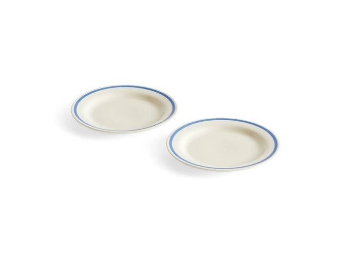 HAY Assiette Sobremesa Ø18,5 cm Lot de 2 Blue