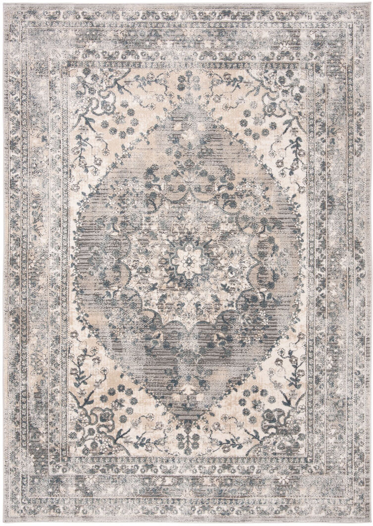 Bloomsbury Market Ippolito Rectangle Oriental Area Rug Beige Rectangle 91 x 152 cm