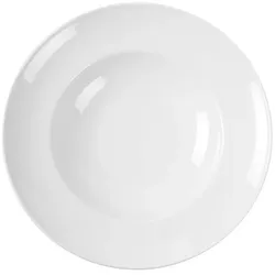 6x Pastateller, Delta, weiß, Hotel Porzellan, ⌀ 30 cm