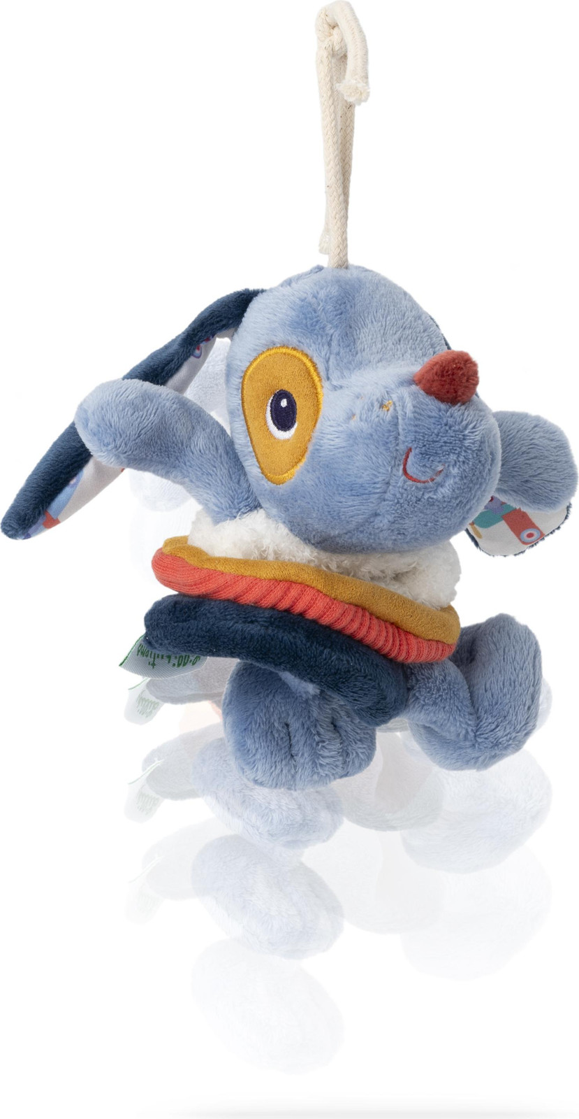 Lilliputiens Jules Mini-knuffelbeer, blauw