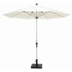 acamp acapole Marktschirm 270cm mit Knickgelenk, weiß