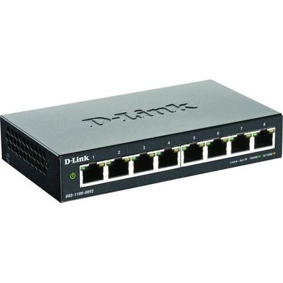 D-Link DGS-1100-08V2/E DGS-1100-08V2 Netzwerk Switch 8 Port 1 GBit/s