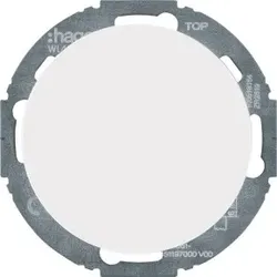 Hager WL4041WG Nebenstellen-Einsatz für Universal-Drehdimmer Komfort, UP, R.class., p.weiß gl.
