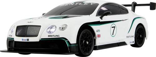Amewi Bentley GT3 Continental Drift Car Weiß Brushed 1:18 RC Modellauto Elektro Drift Allradantrieb (4WD) RtR 2,4GHz inkl. Akku