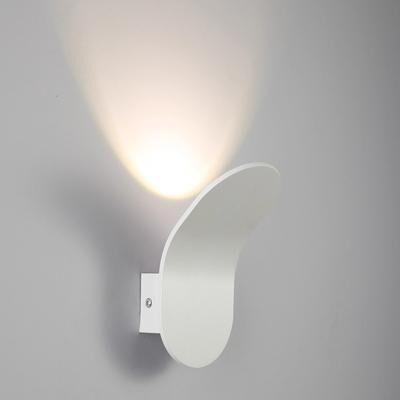 Friendly Fresh Finds Modern LED Wall Lamp Minimalist Bedside Wall Light For Bedroom Study Corridor white Lamp Body warm White (2700 3500k)